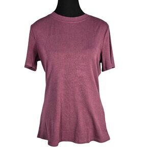 NWT | DB Moon Dusty Purple Ribbed T-Shirt | Quiet Luxury | XL